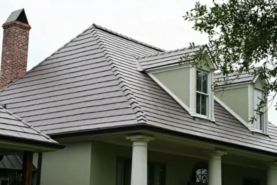 What is a shingle roof covering?