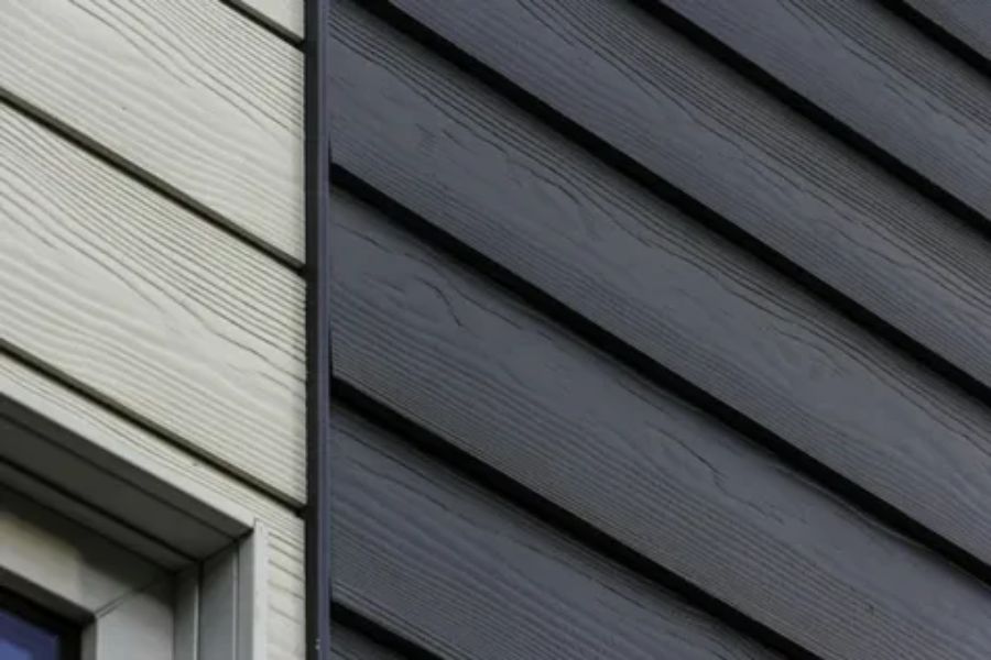 Is vinyl siding made of wood?