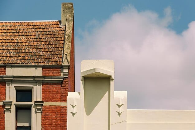 What are three disadvantages of a gable roof?