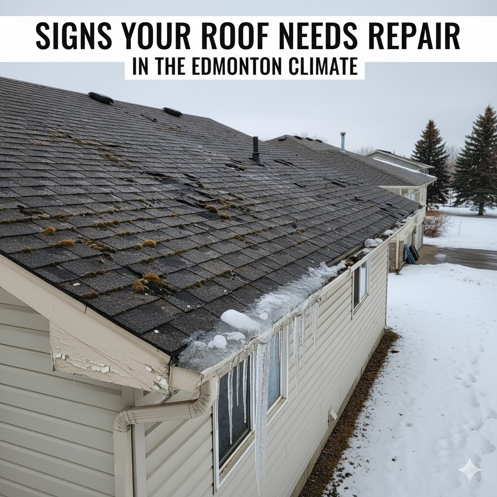 Signs Your Roof Needs Repair In The Edmonton Climate