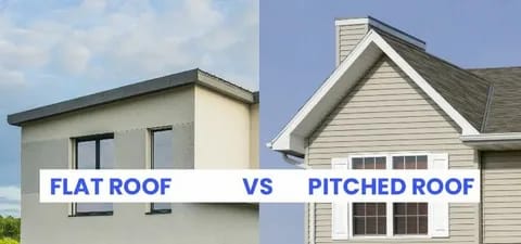 Flat Roof vs. Pitched Roof Maintenance in Edmonton Winters